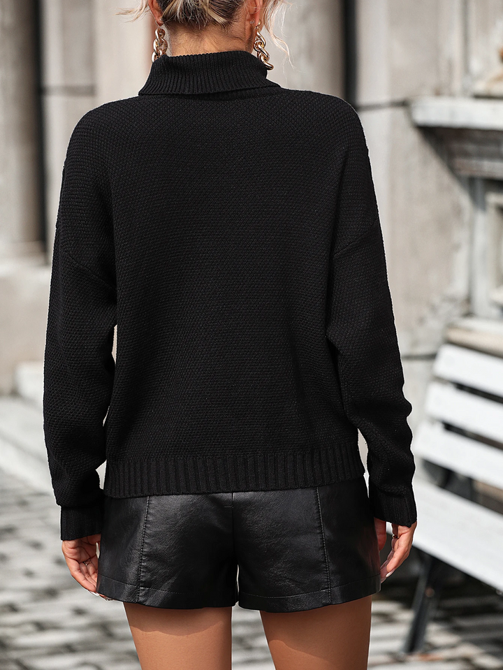 Levoire | Mykete Combinaison Col Roulé Chemise À Manches Longues Et Franges
