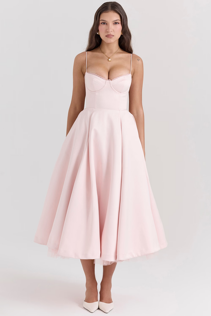 Levoire | Robe élégante sculptant la taille Rosa