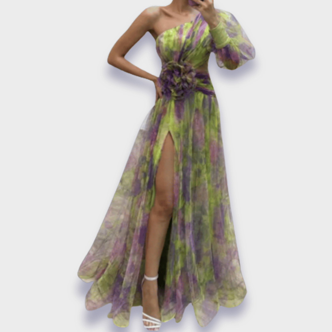 Levoire | Robe Élégante Fait Main Vert