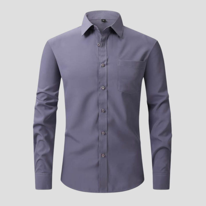 Levoire | Chemise De Business Sans Repassage Gris