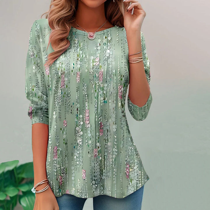 Levoire | T-Shirt De Loisirs Avec Motif Vert