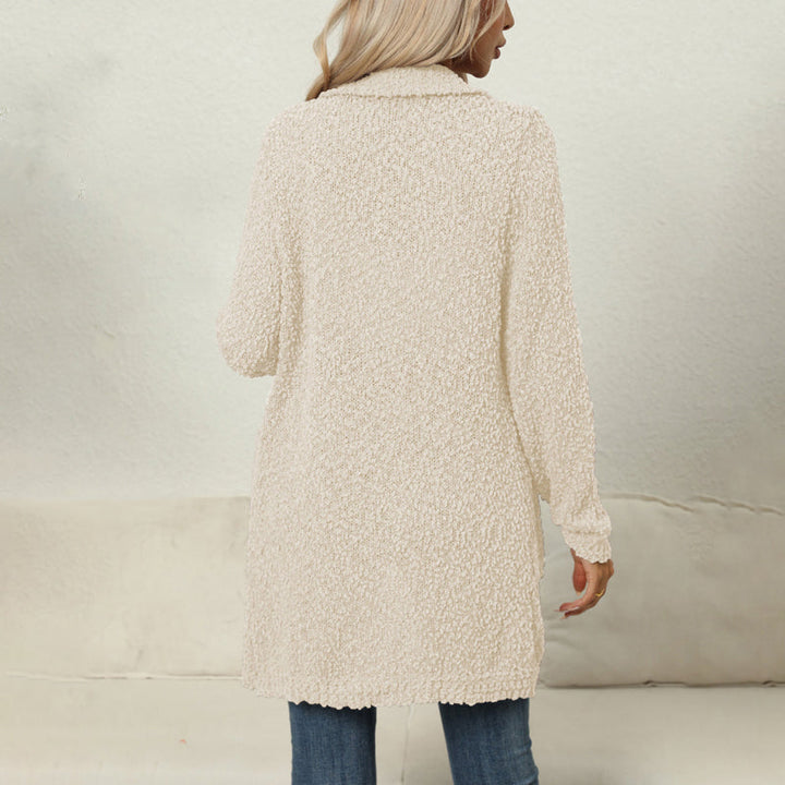 Levoire | Veste En Tricot Unie Décontractée Pour Femmes