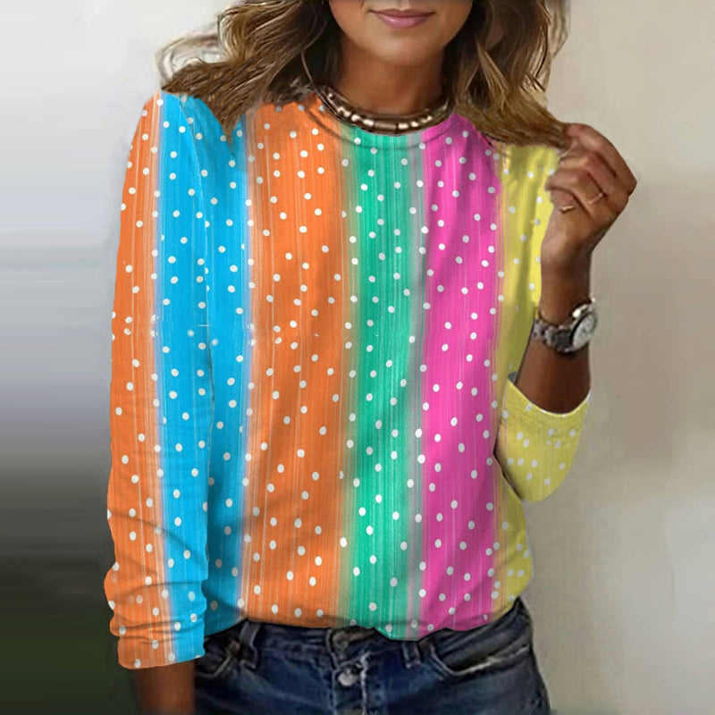 Levoire | Shirt À Pois Colorés Multicolore