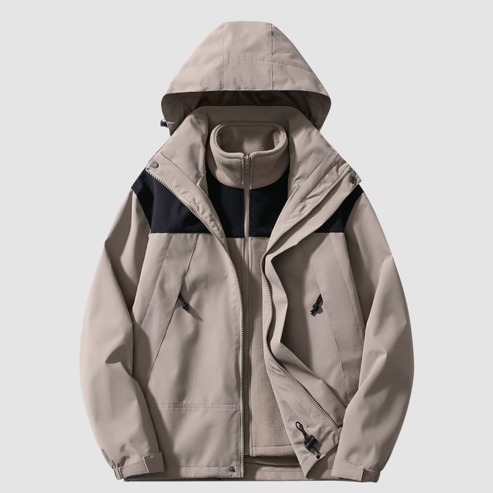 3-en-1 Veste en Fleece d'Hiver Confort | R&B