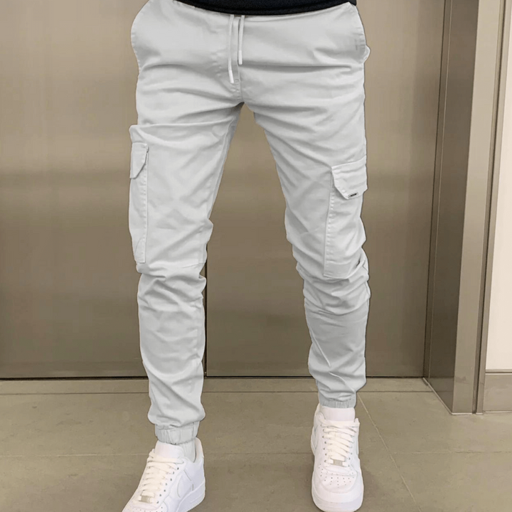 Levoire | Pantalons cargo élégants Gris