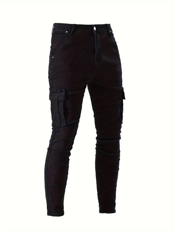 Levoire | Renno Skinny Jeans Avec Poches À Rabat Style Urbain