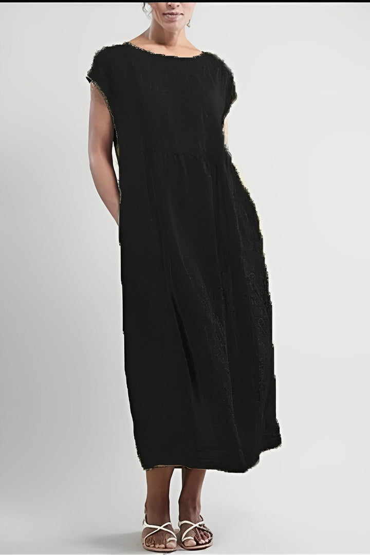 Levoire | Robe Élégante Style Vintage Noir