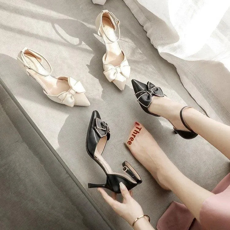 Levoire | Chaussures à talons pour femmes avec lacets et talon haut