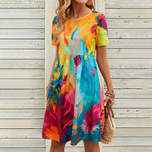 Levoire | Robe Fluide À Motifs