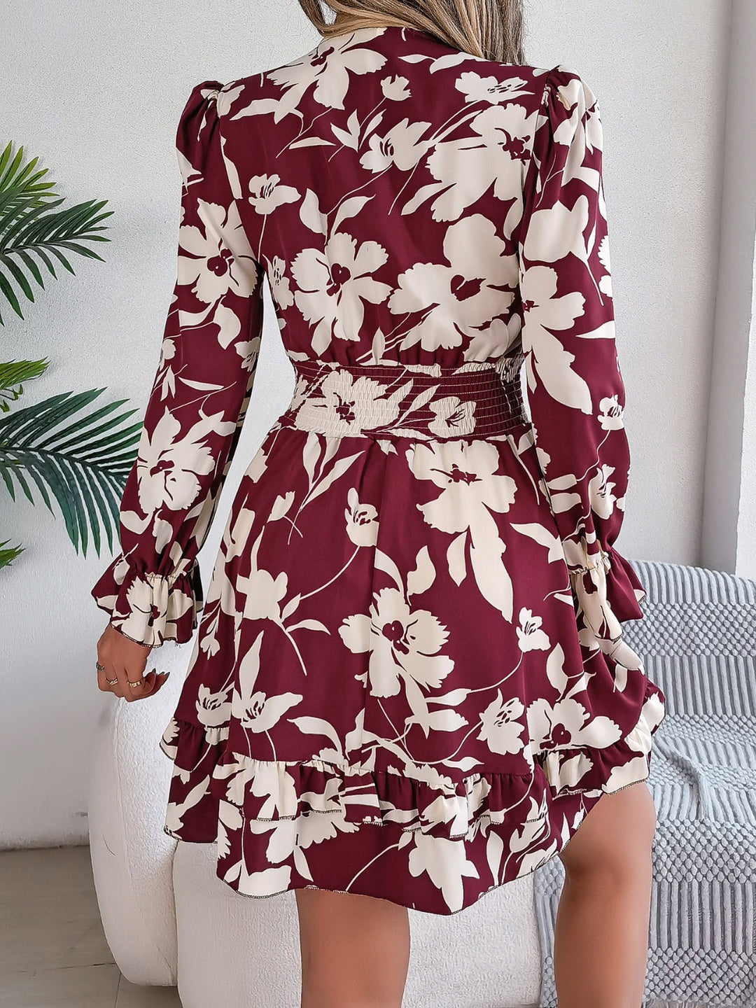 Levoire | Robe Longue À Volants Noués
