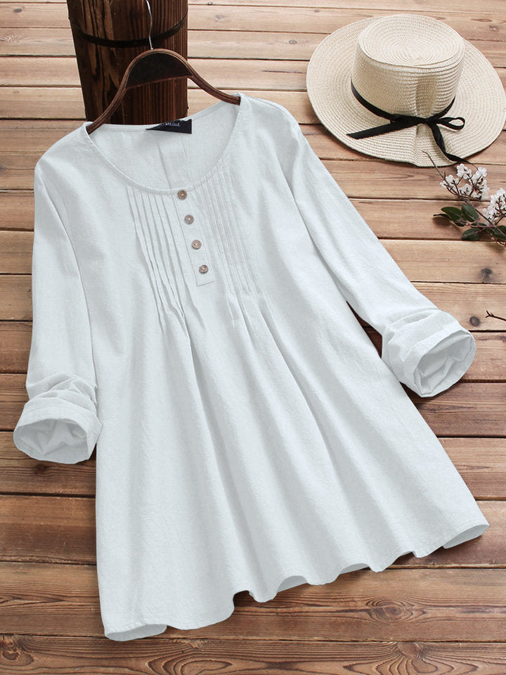 Levoire | Chemise En Coton Et Lin Blanc
