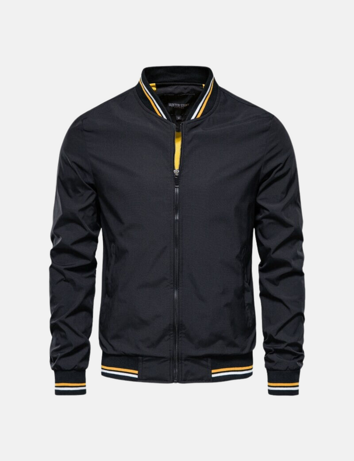 Levoire | Veste De Transition Décontractée Pour Hommes Noir