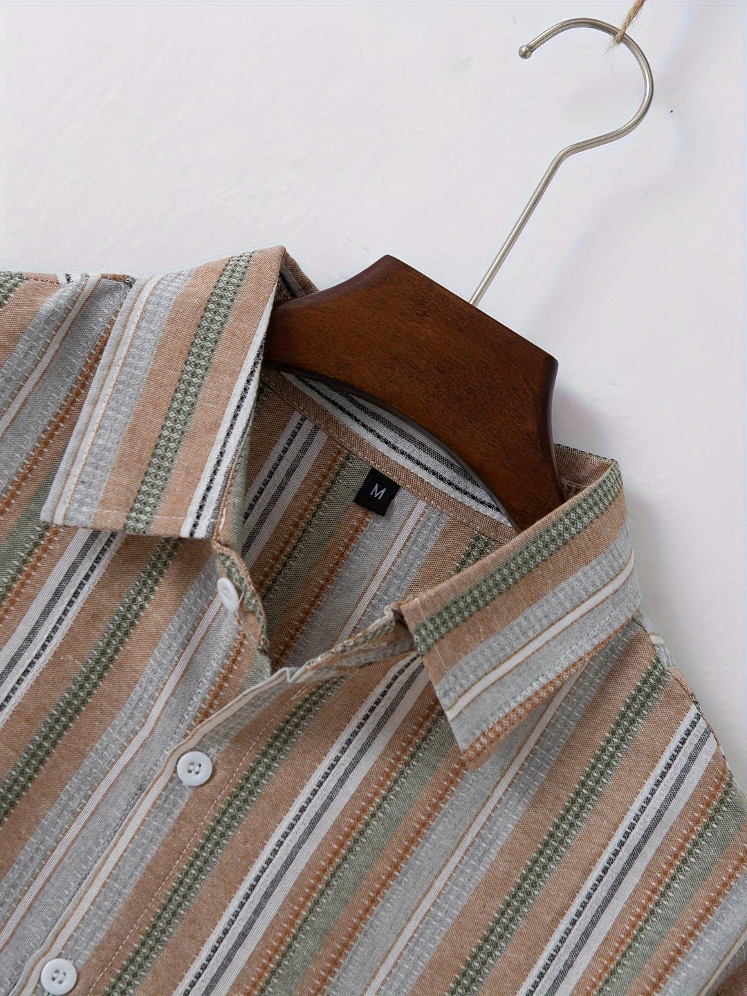 Levoire | Chemise En Coton Lin Rayée Pour Hommes Pour Un Look Décontracté