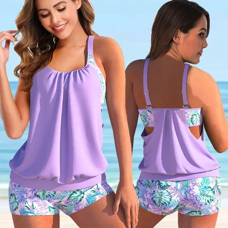 Levoire | Élégant ensemble de tankini pour femmes Lila
