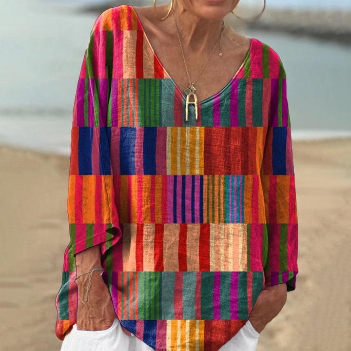 Levoire | Shirt À Imprimé Géométrique Coloré
