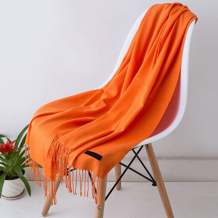 Levoire | Écharpe Cachemire Confortable Orange
