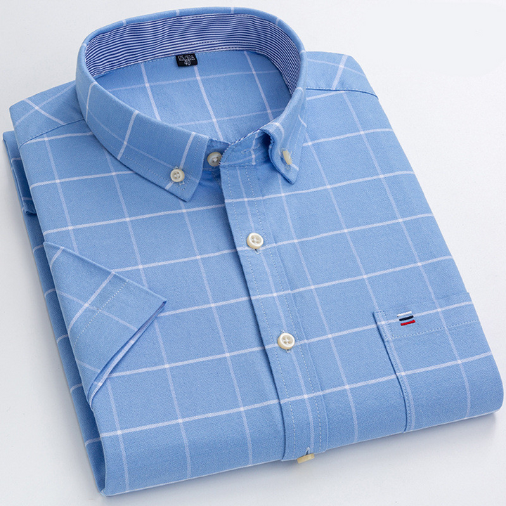 Levoire | Chemise Classique Pour Homme Bleu 1