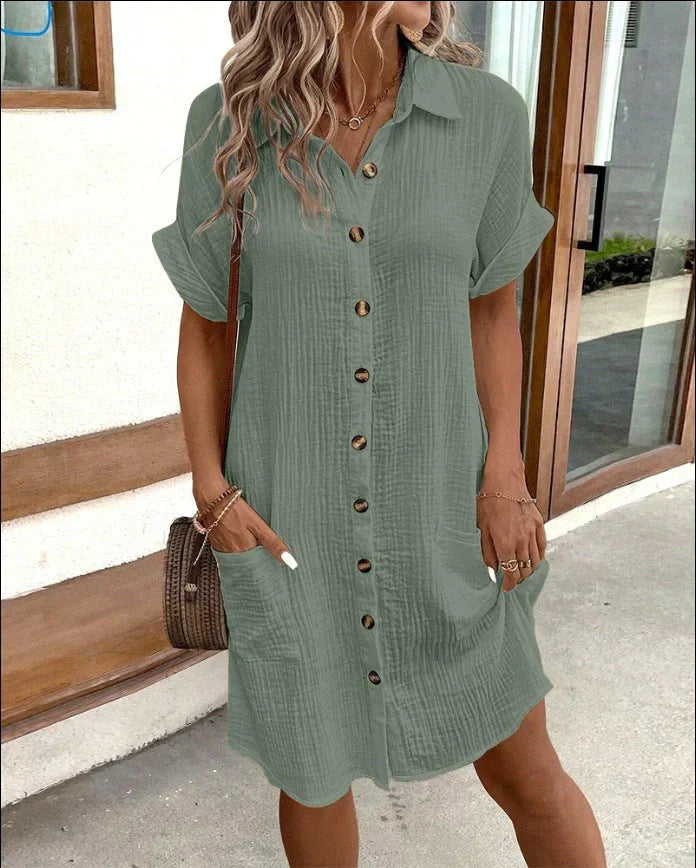 Levoire | Robe Polo Chic Pour Un Style Quotidien Sans Effort Vert