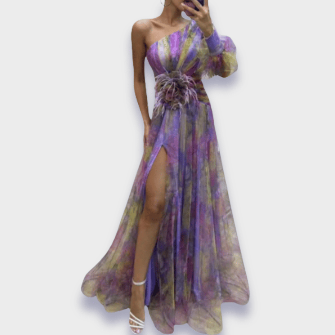 Levoire | Robe Élégante Fait Main Violet