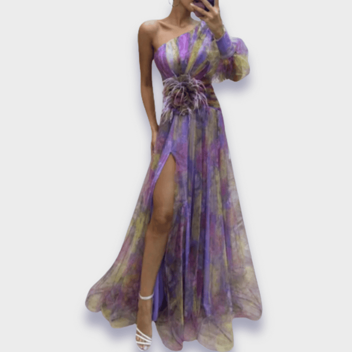 Levoire | Robe Élégante Fait Main Violet