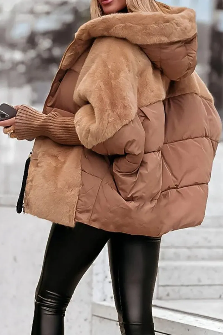 Avriane | Blouson moderne luxueux avec capuche