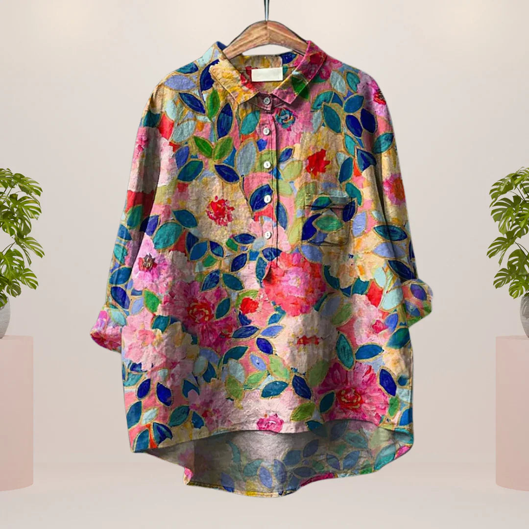 Levoire | T-Shirt Play Avec Impression Artistique Fleurs