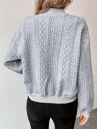 Levoire | Solidot Bomber Jacket Avec Texture De Bouton