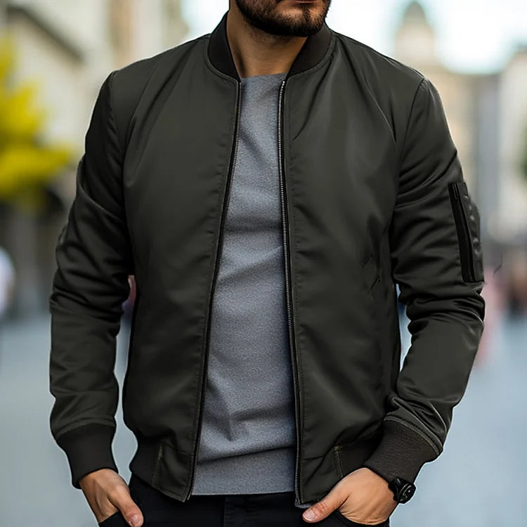 Levoire | Veste Bomber Élégante Vert olive