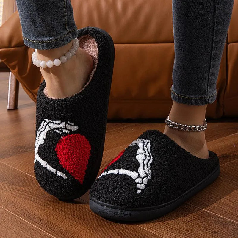 Levoire | Bottes intérieures en coton pour la maison Love Noir