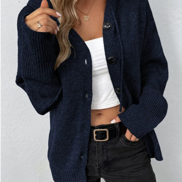 Levoire | Veste Élégante Avec Capuche : La Parfaite Combinaison De Style Et De Praticité Bleu