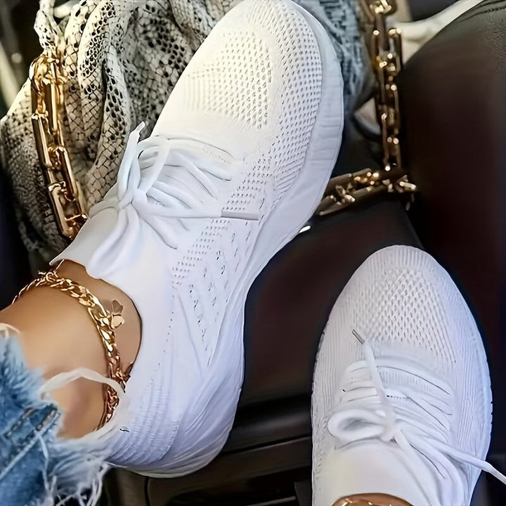 Levoire | Chaussures de sport respirantes et confortables en tricot Blanc