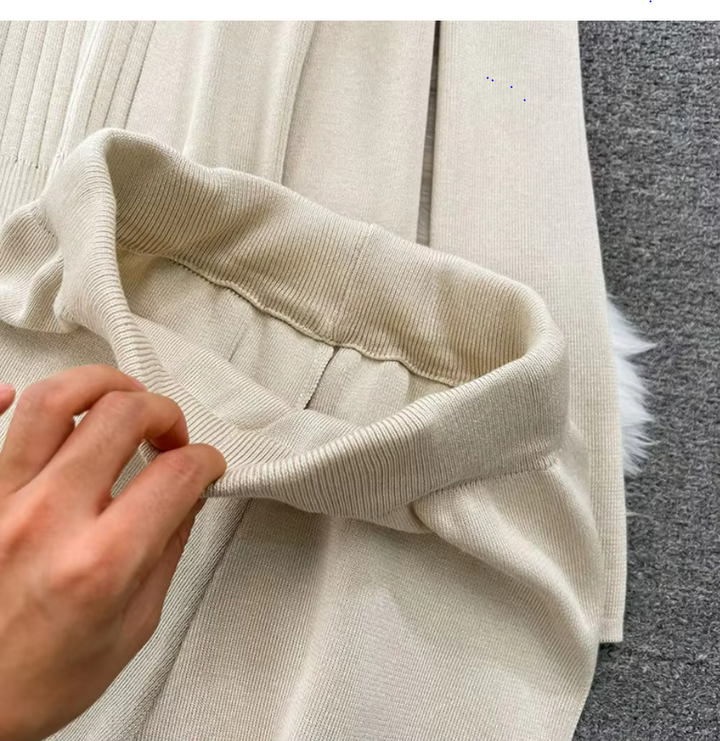 Levoire | Ensemble Tricot De 3 Pièces - Pull, Pantalon Ample, Cardigan