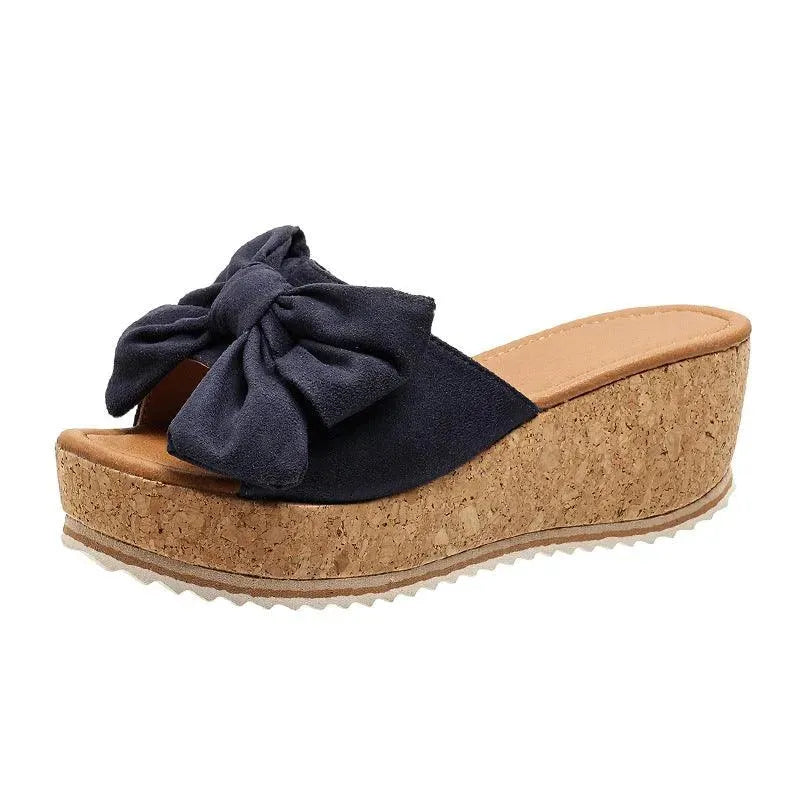 Levoire | Sandales à motif léopard avec lacets Bleu