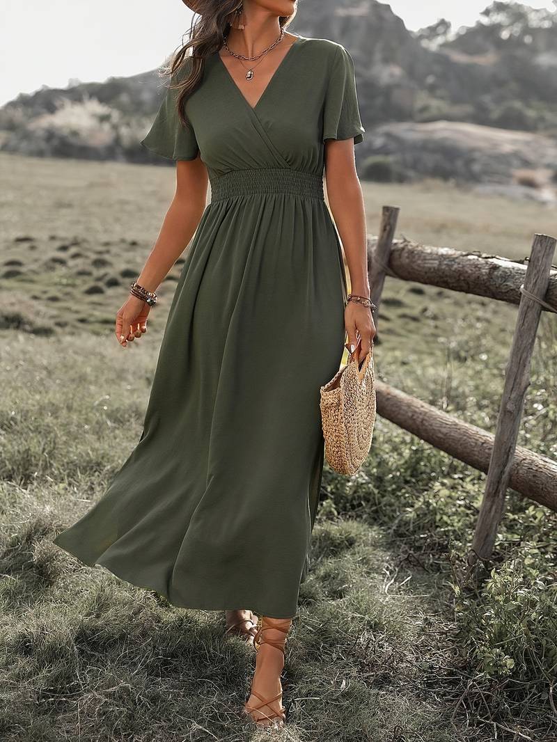 Levoire | Robe À Manches Courtes Pour Le Printemps Et L'Été