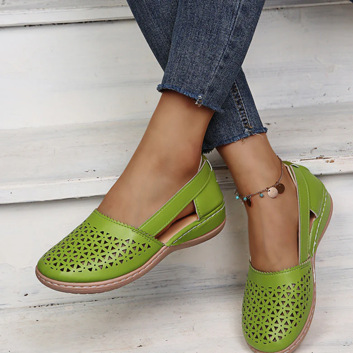 Levoire | Espadrille décontractée pour femmes Vert