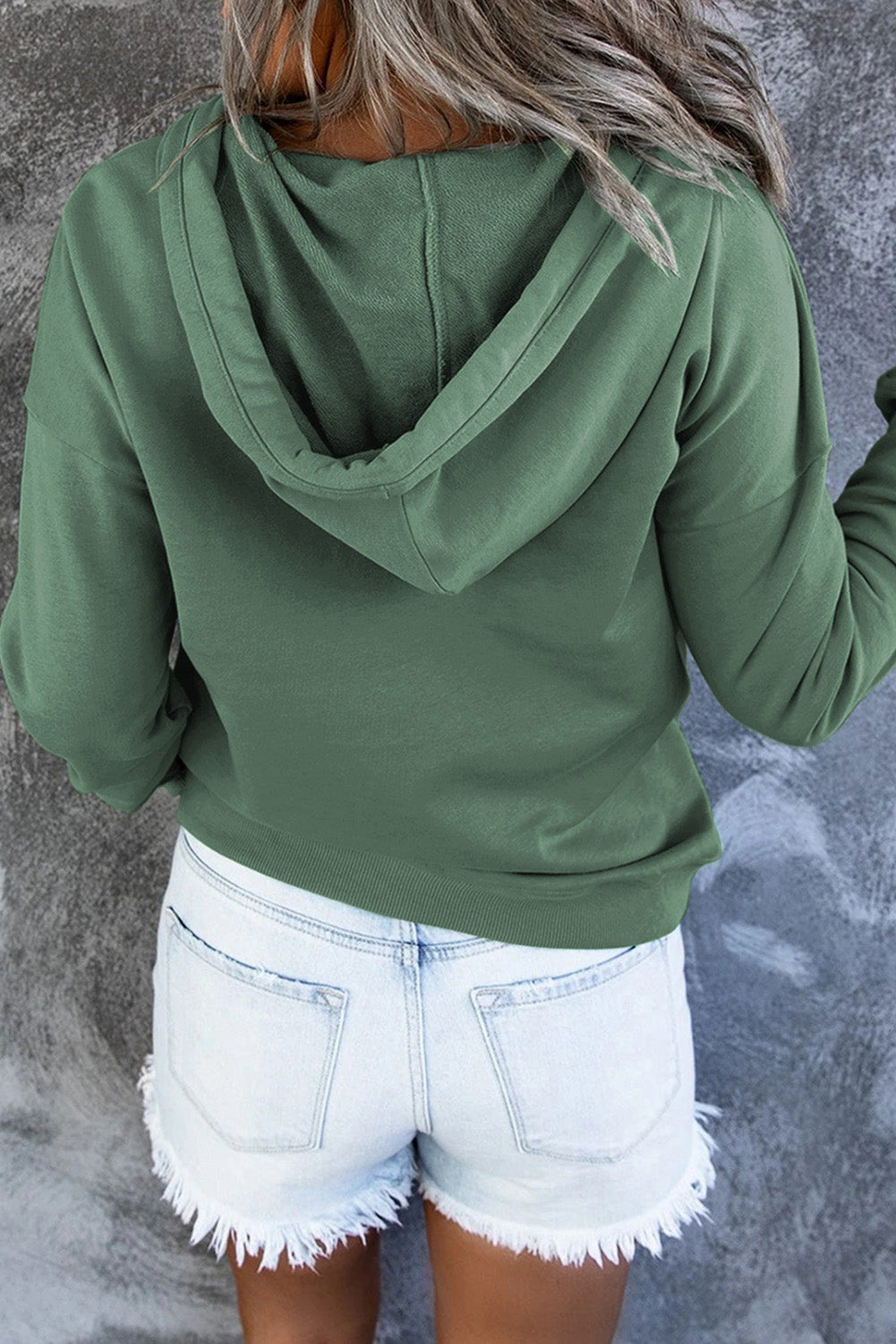 Levoire | Sweat À Capuche En Fleece Avec Détails En Bouton