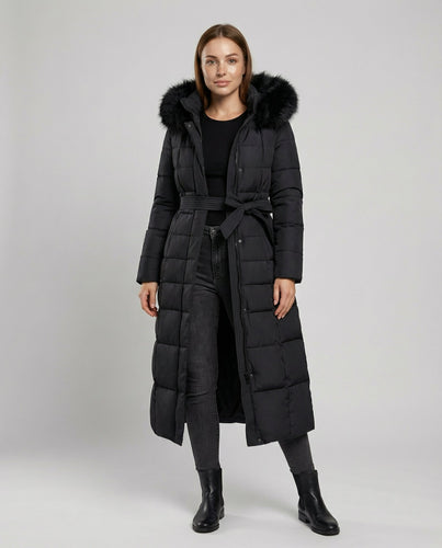Manteau d'hiver élégant long pour femmes | Heidi-Mode