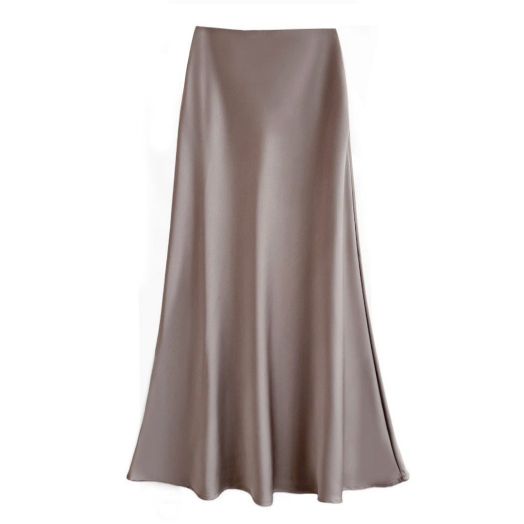 Levoire | Jupe En Soie Pour Femmes Beige