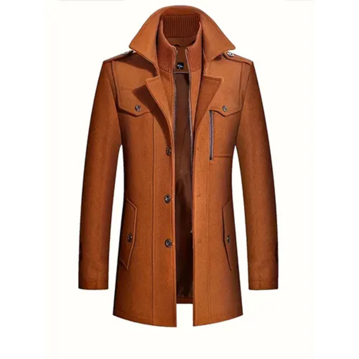 Levoire | Manteau Long Et Formel Doublé Braun