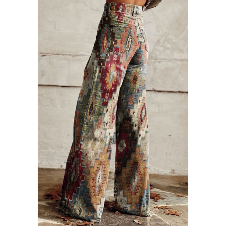 Levoire | Pantalon Femme Coupe Large Ethnique