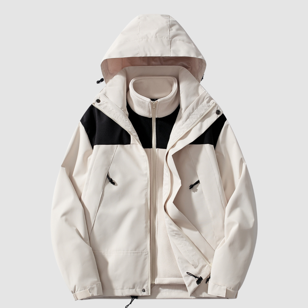 3-en-1 Veste en Fleece d'Hiver Confort | R&B