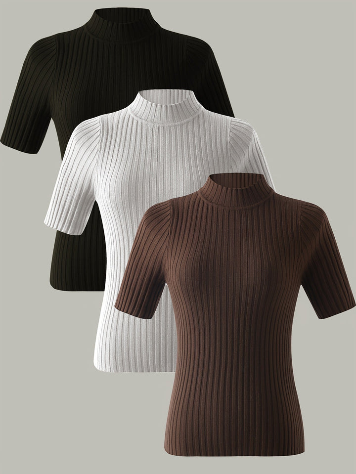 Levoire | Slim-Fit Chemisier À Manches Courtes Pour Femmes Sophie