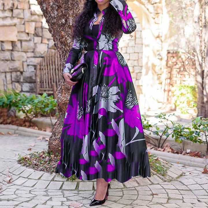 Levoire | Costume tendance imprimé nouveau style Violet