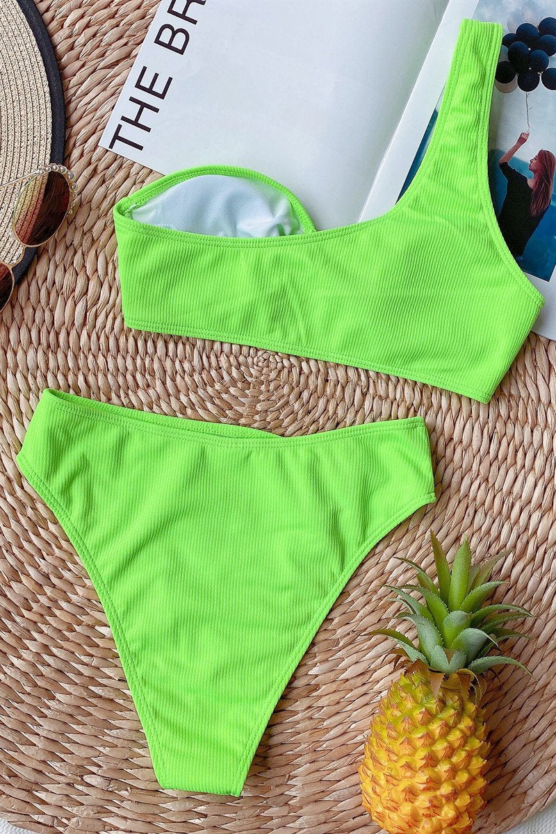 Levoire | Bikini Avec Bretelles Et Taille Haute