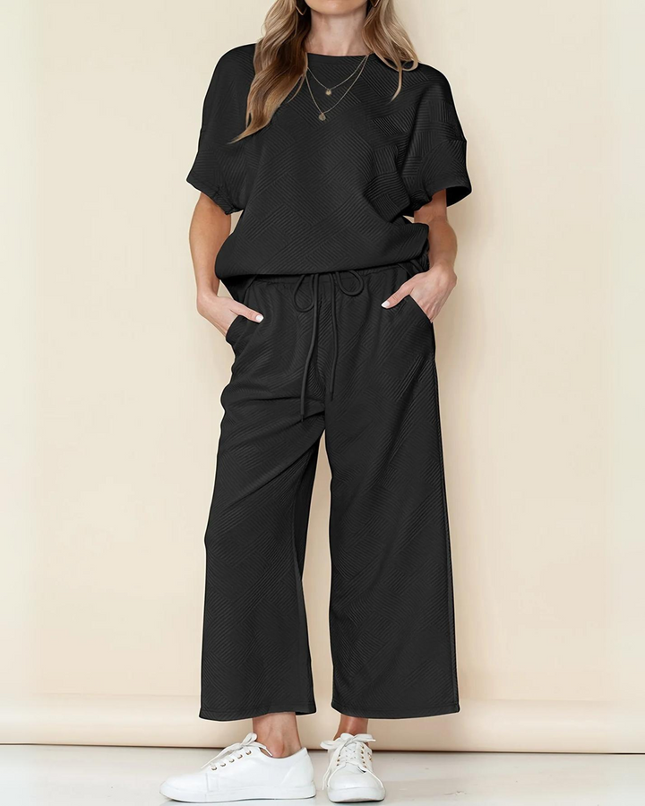 Levoire | Ensemble de salon élégant Noir
