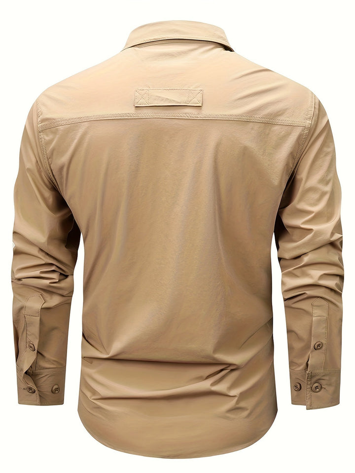 Levoire | Chemise Décontractée Pour Hommes À Manches Longues À Séchage Rapide