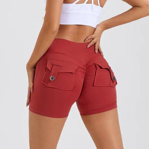 Levoire | Shorts Taille Haute Et Effet Push-Up Rot