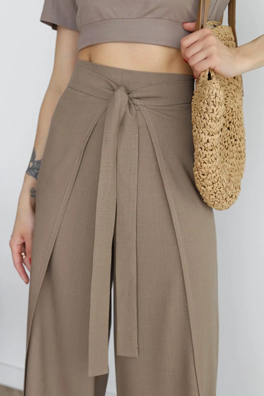 Levoire | Pantalons En Lin Évasés