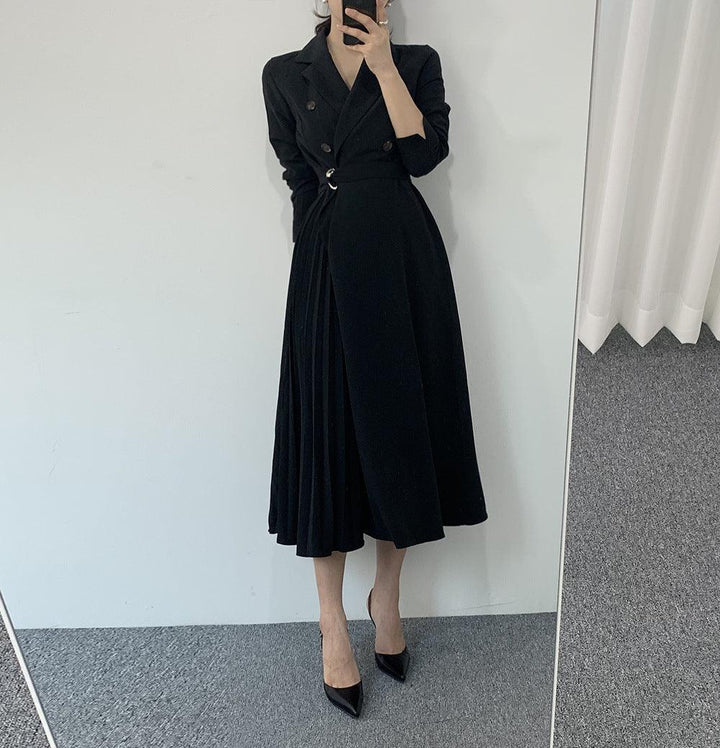 Levoire | Manteau À Bouton Noir Noir