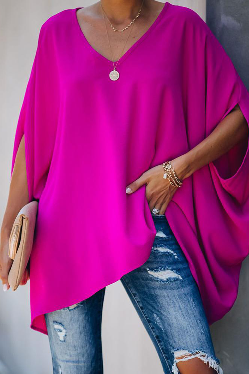 Levoire | T-shirts V encolure Rosa